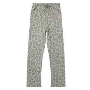 NWT WOMEN'S LEOPARD ANIMAL PRINT PLUSH FLEECE LOUNGE PANTS XL COZY COMFY CASUAL
